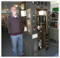 Paul Hawkins with the ex-Dorchester GPO SWB8E Transmitter